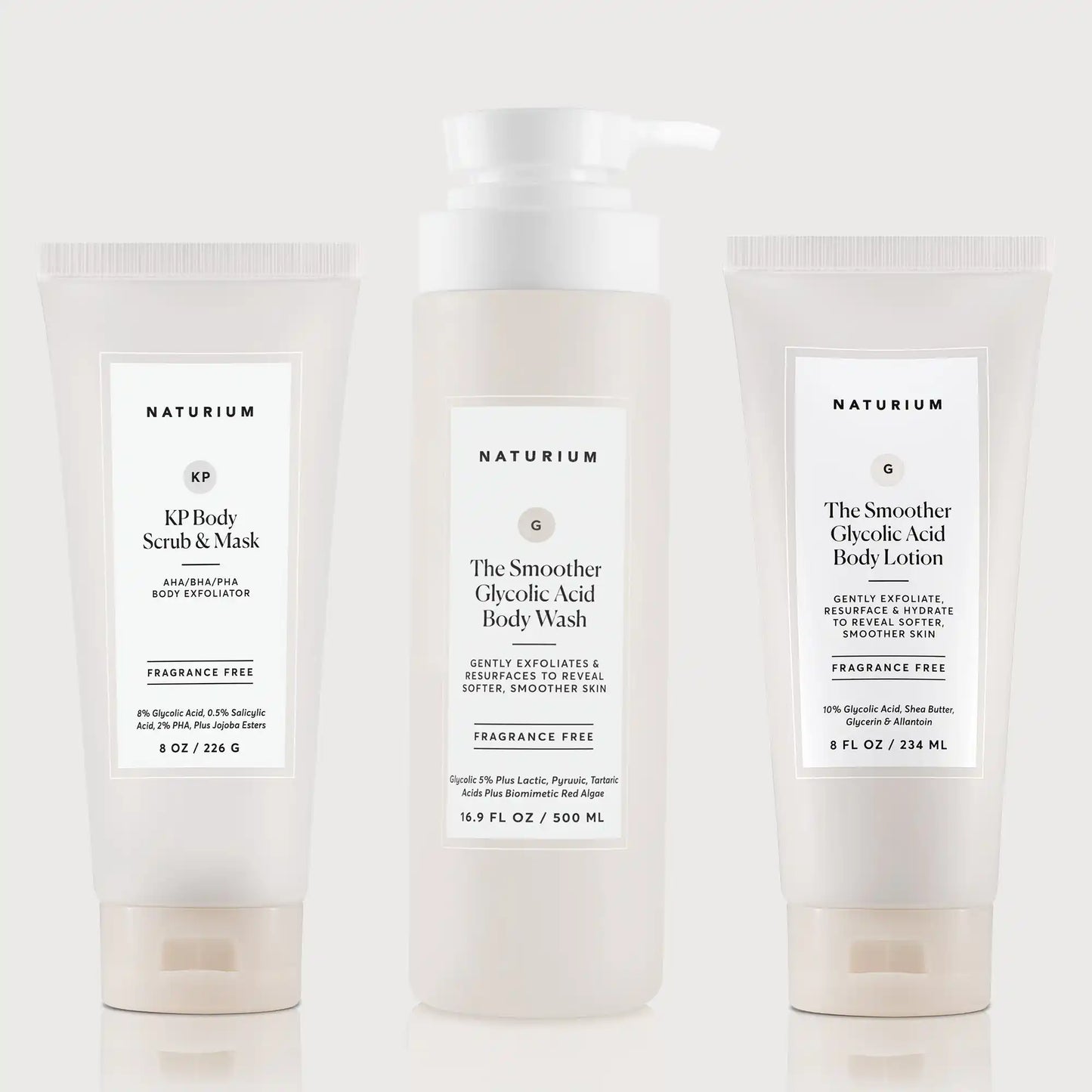the-glycolic-acid-body-bundle-v7 NATR_KPScrub_SmootherBodyWash_SmootherLotion_Bundle_ecomm.webp